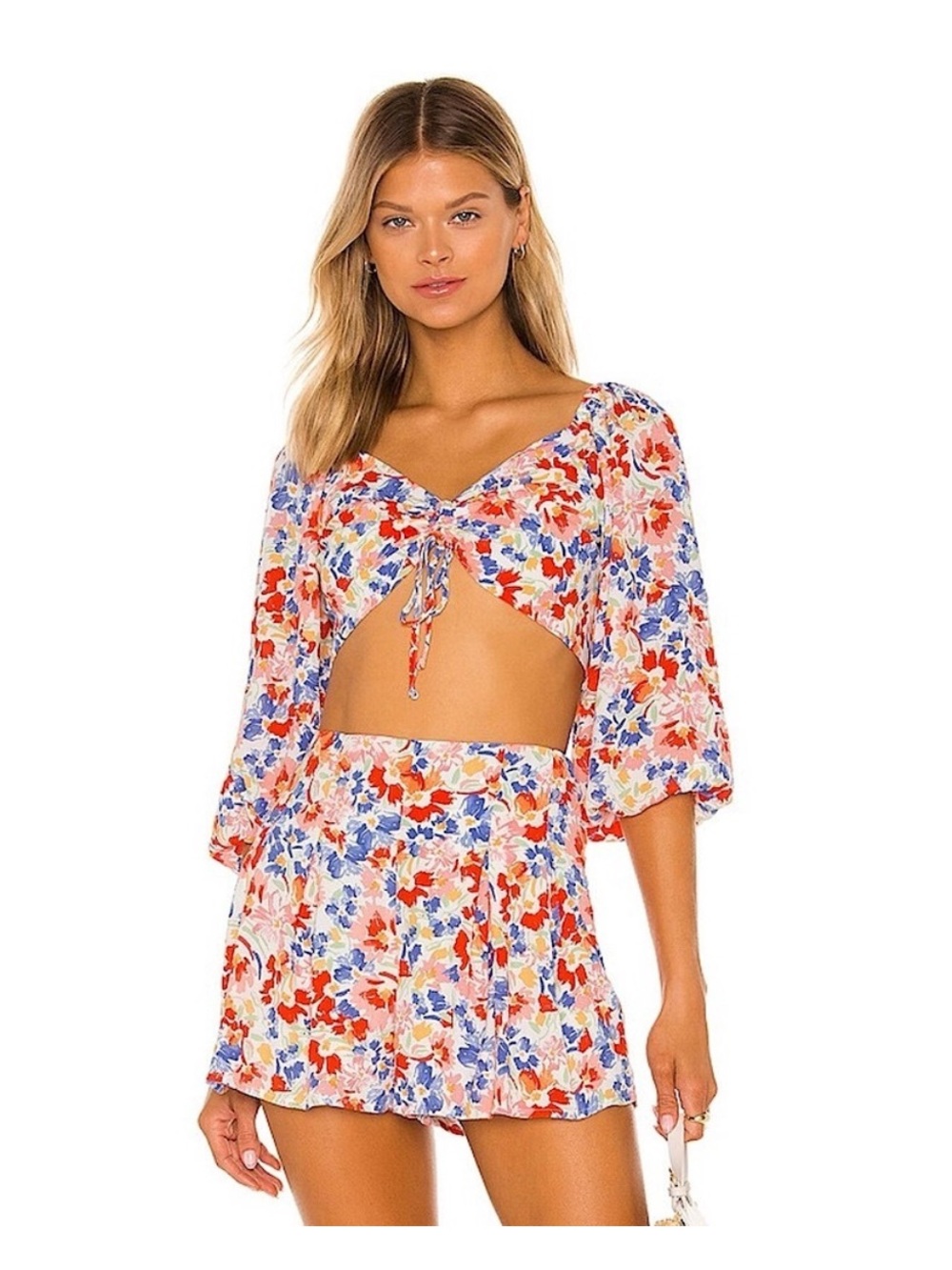 Set: Lspace flowers top and bottom (s/m)